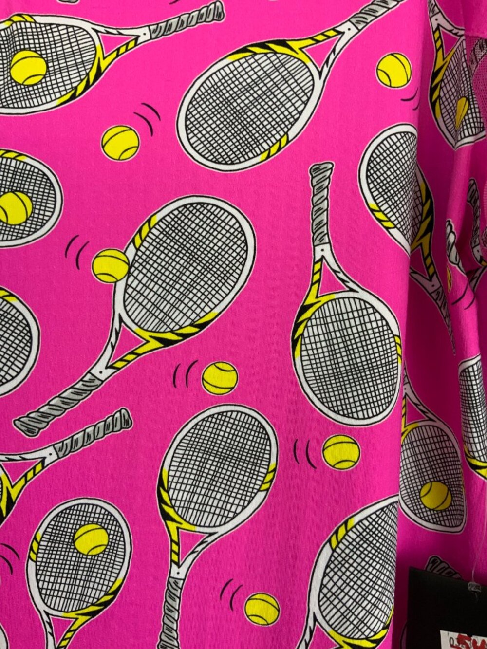 New Women's IBKUL Long Sleeve 1/4 Zip Tennis Top Venus Hot Pink Sz L - Picture 5 of 16